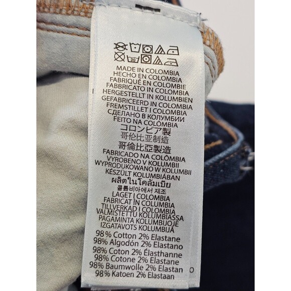 MICHAEL KORS 38/32 Tailored Fit Denim Tapered Leg Blue Jeans Pants Men's EUC - Picture 7 of 8